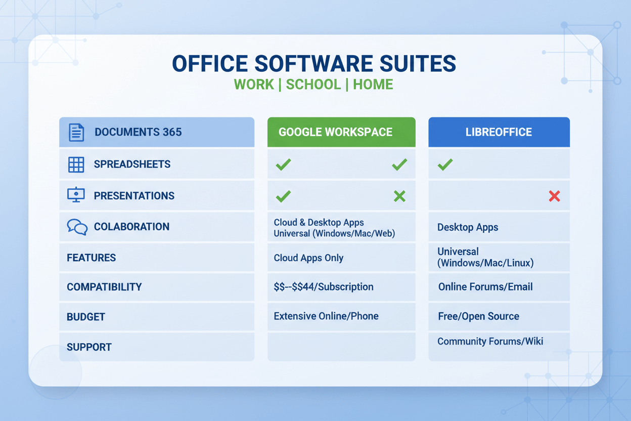 Best Office Software Suites 