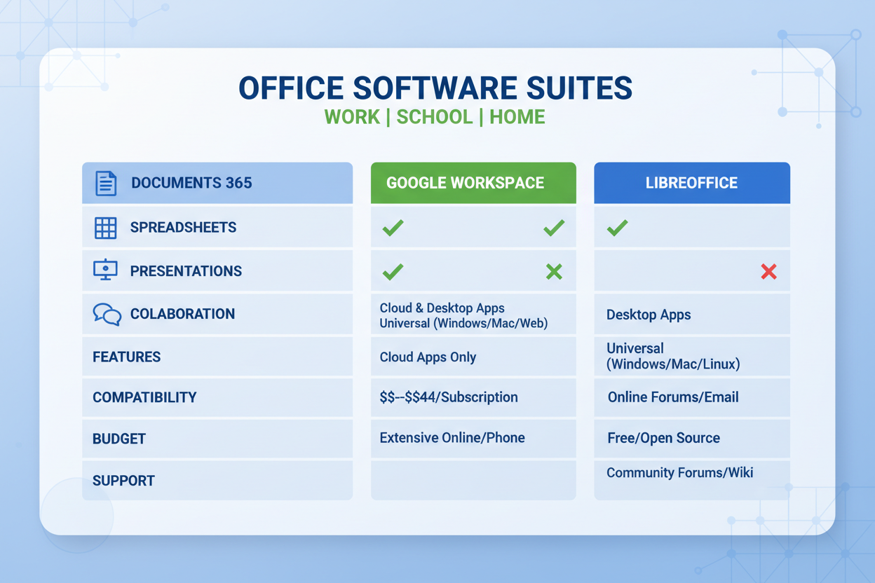 Best Office Software Suites 