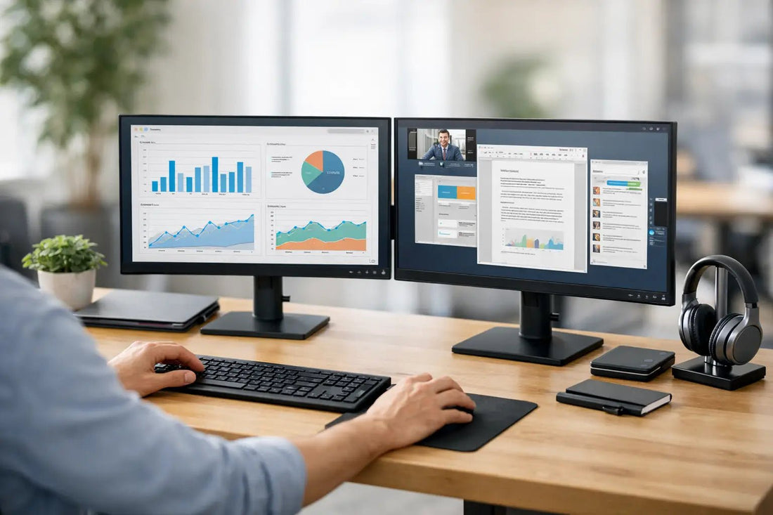 How to Set Up Dual Monitors for Better Work