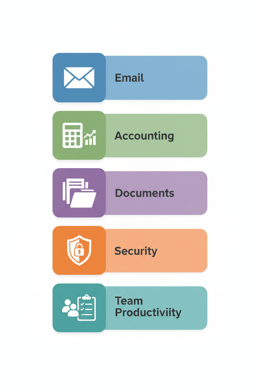business software stack example
