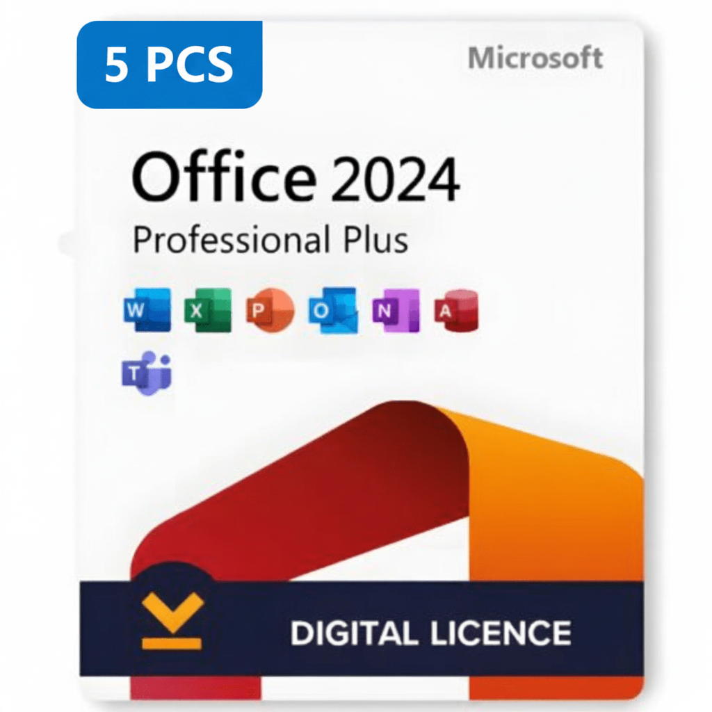 Office 2024 Pro Plus Digital License for 5 PCs