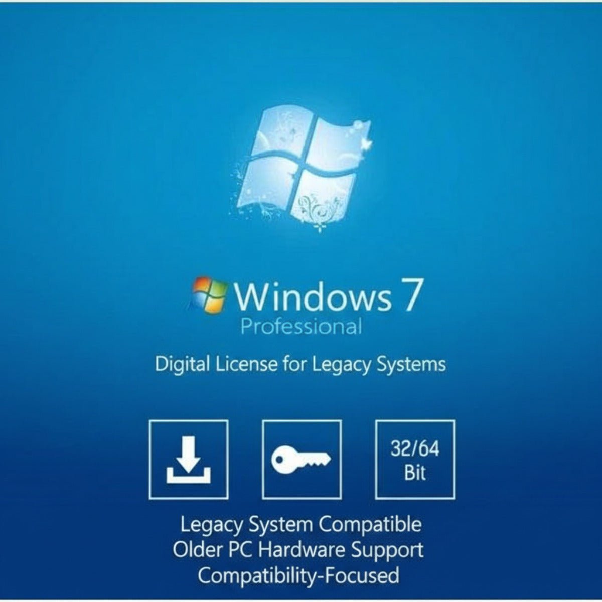 Windows 7 Pro 32/64 Bit License 