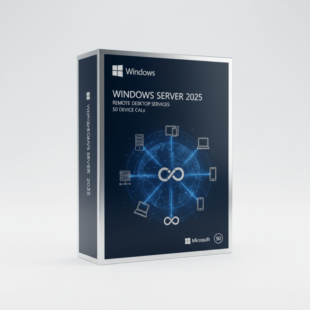 Windows Server 2025 rds 50 device  cals packaging 